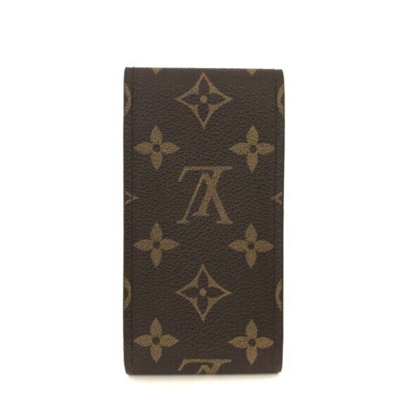 Authentic Louis Vuitton Monogram Cigarette Tobacco Case Brown LUX40-101125 - Picture 2 of 8